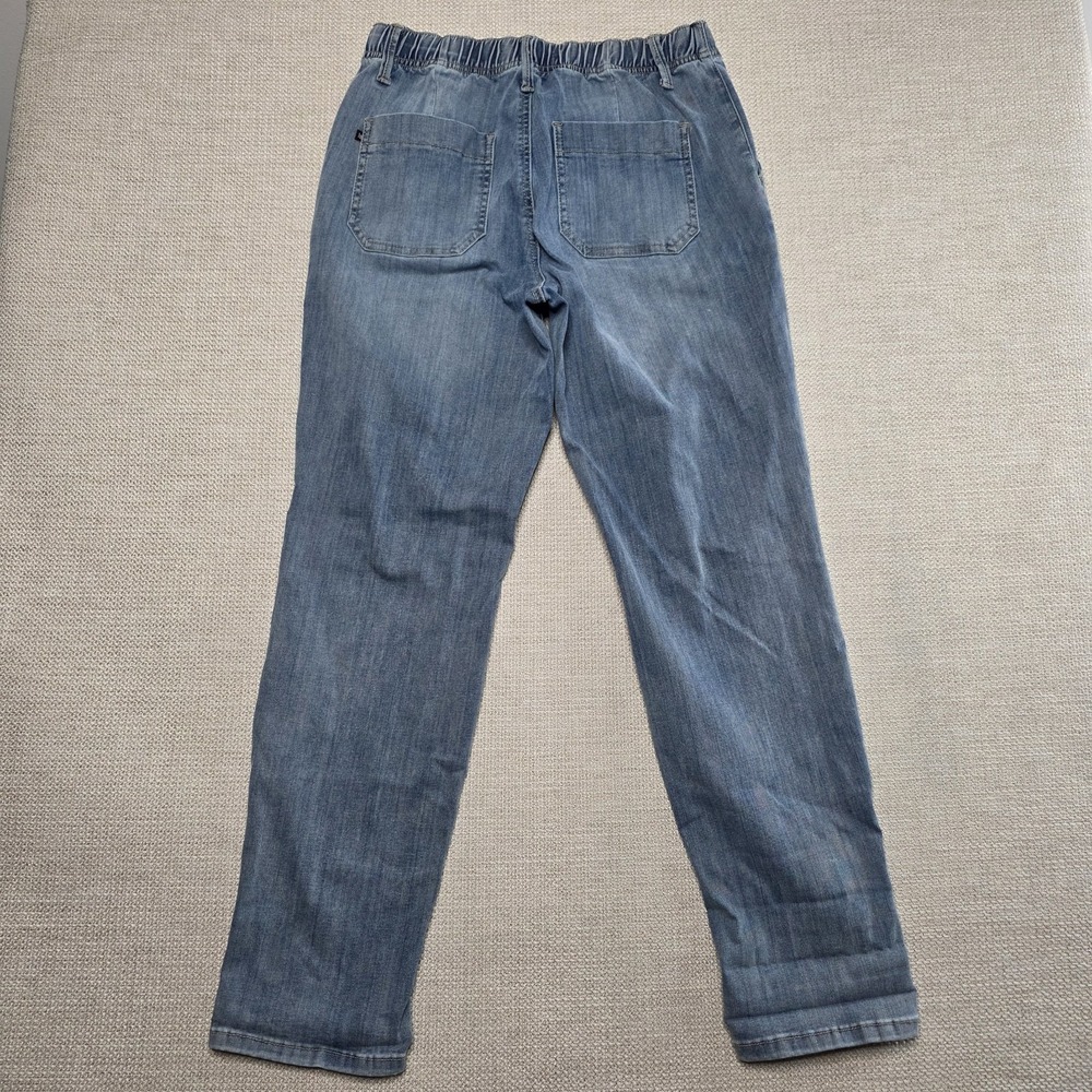 Judy Blue Jogger Jeans Women 9/29 Stretch Drawstring Medium Wash High Rise Denim - Picture 3 of 9